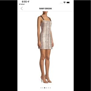 Ramy Brook Adrian Snakeskin Sequin Dress